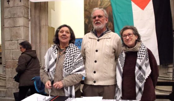 ۔،۔فلسطین میں امن کا مطالبہ کرنے والے کارکنوں نے بارسلونا میں بھوک ہڑتال شروع کر دی۔ نذر حسین۔،۔