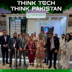 ۔،۔ پاکستان سافٹ ویئر ایکسپورٹ بورڈ (PSEB) اور ٹریڈ ڈویلپمنٹ اتھارٹی آف پاکستان(TDAP) کے اشتراک سے پاکستان پویلین میں (بیس 20) کمپنیوں کو (GITEX) یورپ 2025 میں نمائندگی دی گئی۔جو عالمی طور پر مملکت پاکستان  کی تیزی سے بڑھتی ہوئی ڈیجیٹل جدید صلاحیتوں کی عکاسی ہے۔ نذر حسین۔،۔