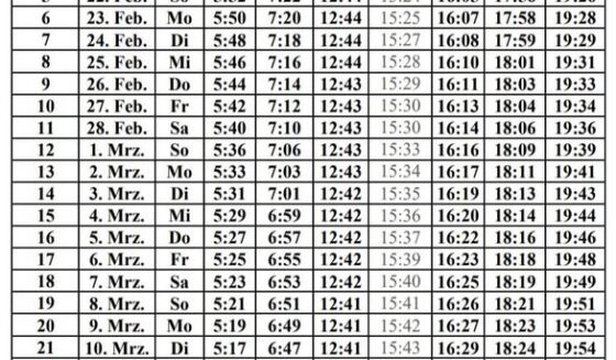 ۔،۔ رمضان المبارک کی آمد آمد ہے۔رمضان کمیٹی کی طرف سے ٹائم ٹیبل جاری۔ نذر حسین۔،۔