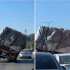 ۔،۔ مصری ڈرائیور کا دلیرانہ اقدام، بروقت مداخلت سے بڑی تباہی ٹل گئی۔ نذر حسین۔،۔
