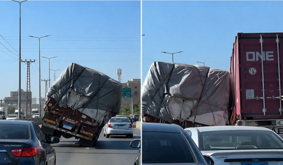 ۔،۔ مصری ڈرائیور کا دلیرانہ اقدام، بروقت مداخلت سے بڑی تباہی ٹل گئی۔ نذر حسین۔،۔
