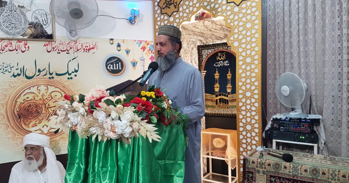 -,-مسجد بلال آشافن برگ میں جشنِ عید میلاد النبی ﷺ کی عظیم الشان محفل-نذر حسین-,-