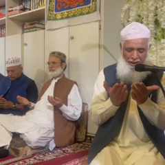 -,-جامع مسجد غوثیہ فرینکفرٹ میں بڑی گیارھویں شریف کی روحانی محفل، غیر مسلم خاتون نے اسلام قبول کر لیا-نذر حسین-,-